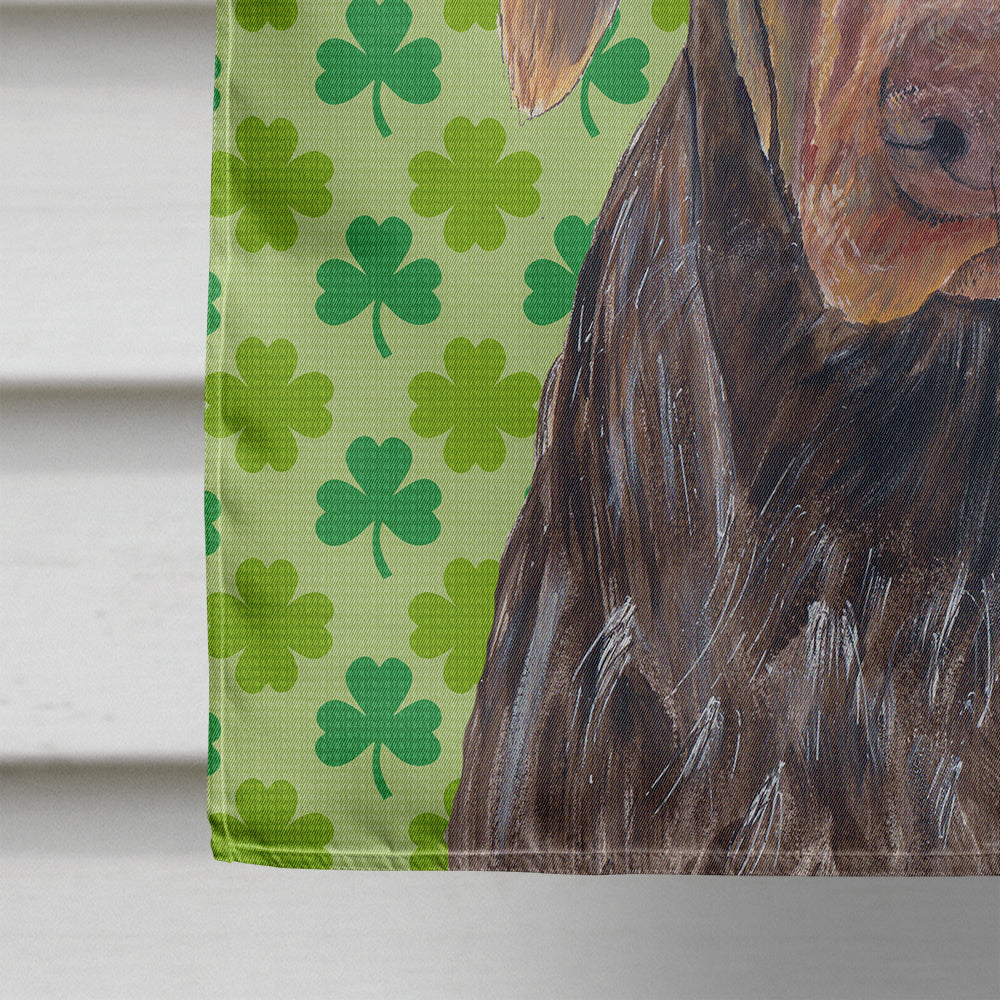 German Shorthaired Pointer St. Patrick's Day Shamrock  Flag Canvas House Size