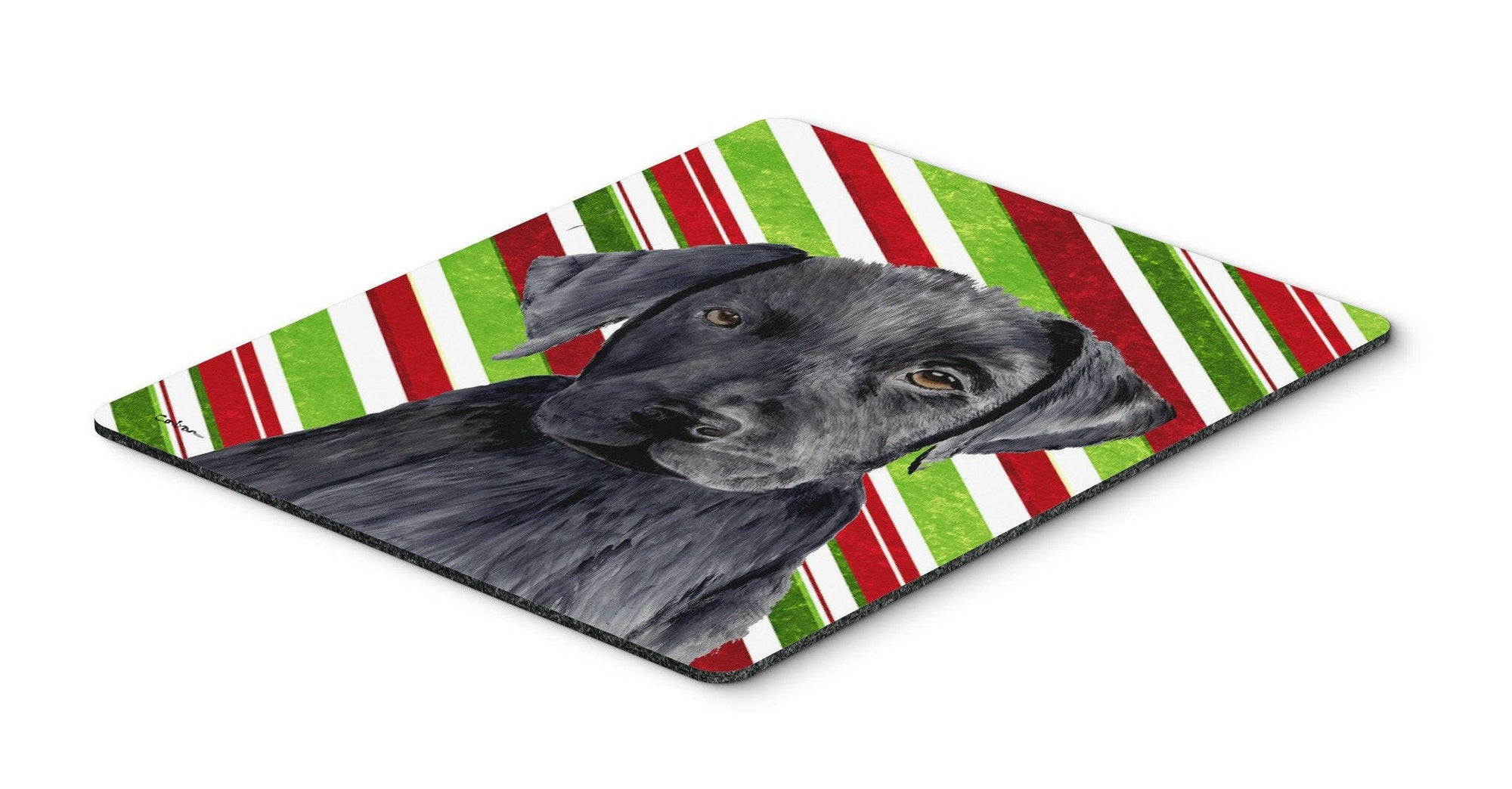 Labrador Candy Cane Holiday Christmas Mouse Pad, Hot Pad or Trivet by Caroline's Treasures