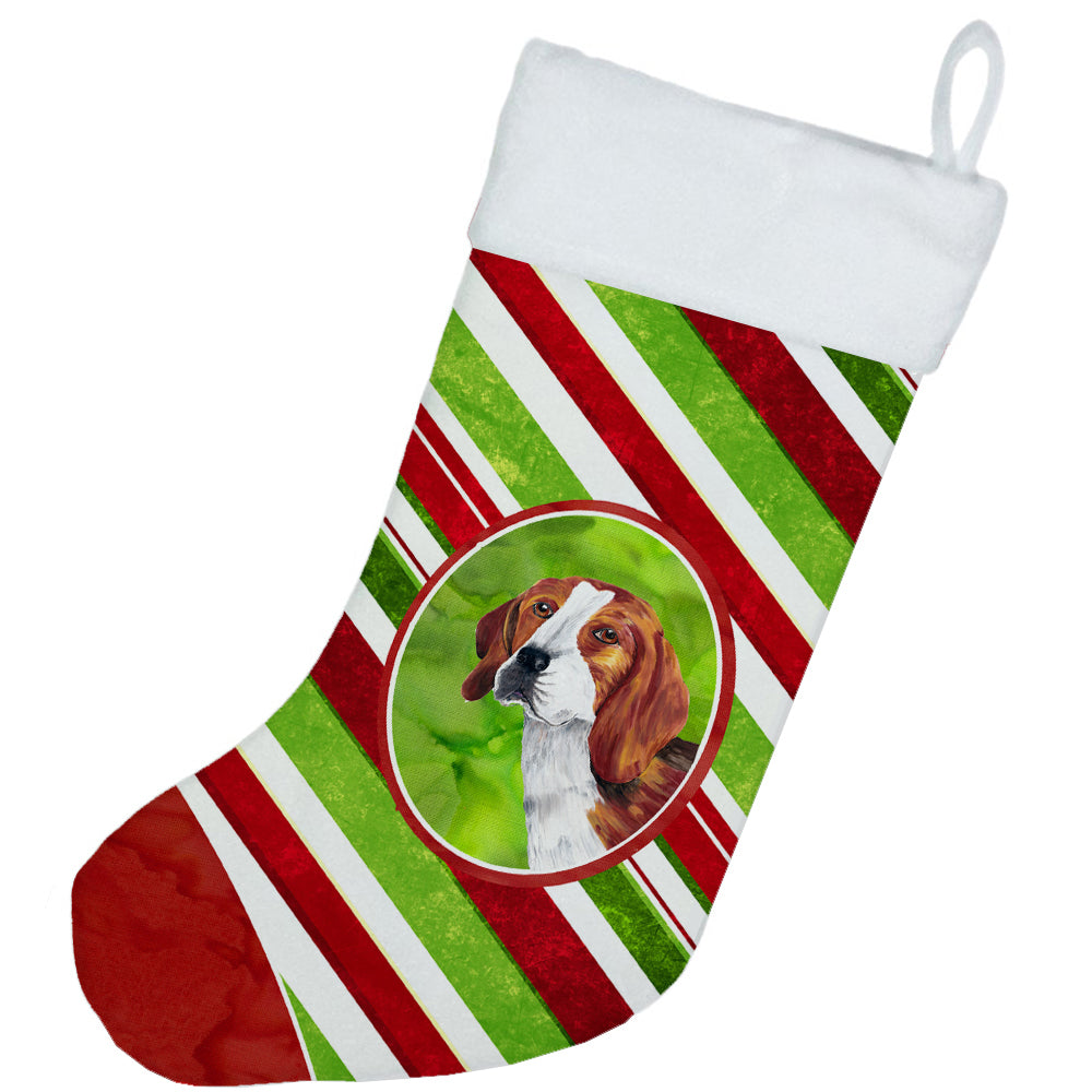 Beagle Candy Cane Holiday Christmas  Christmas Stocking SC9329
