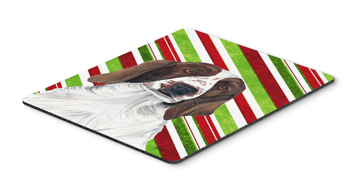 Welsh Springer Spaniel Candy Cane  Christmas Mouse Pad, Hot Pad or Trivet by Caroline&#39;s Treasures