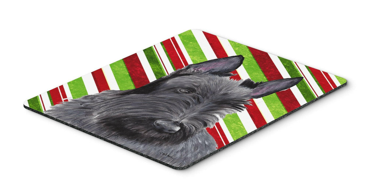 Scottish Terrier Candy Cane Holiday Christmas Mouse Pad, Hot Pad or Trivet by Caroline&#39;s Treasures