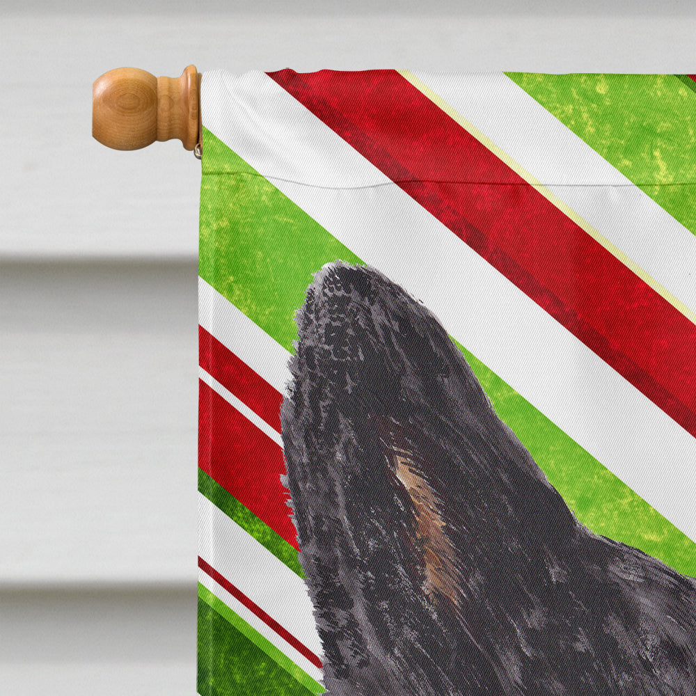 Australian Cattle Dog Candy Cane Holiday Christmas Flag Canvas House Size