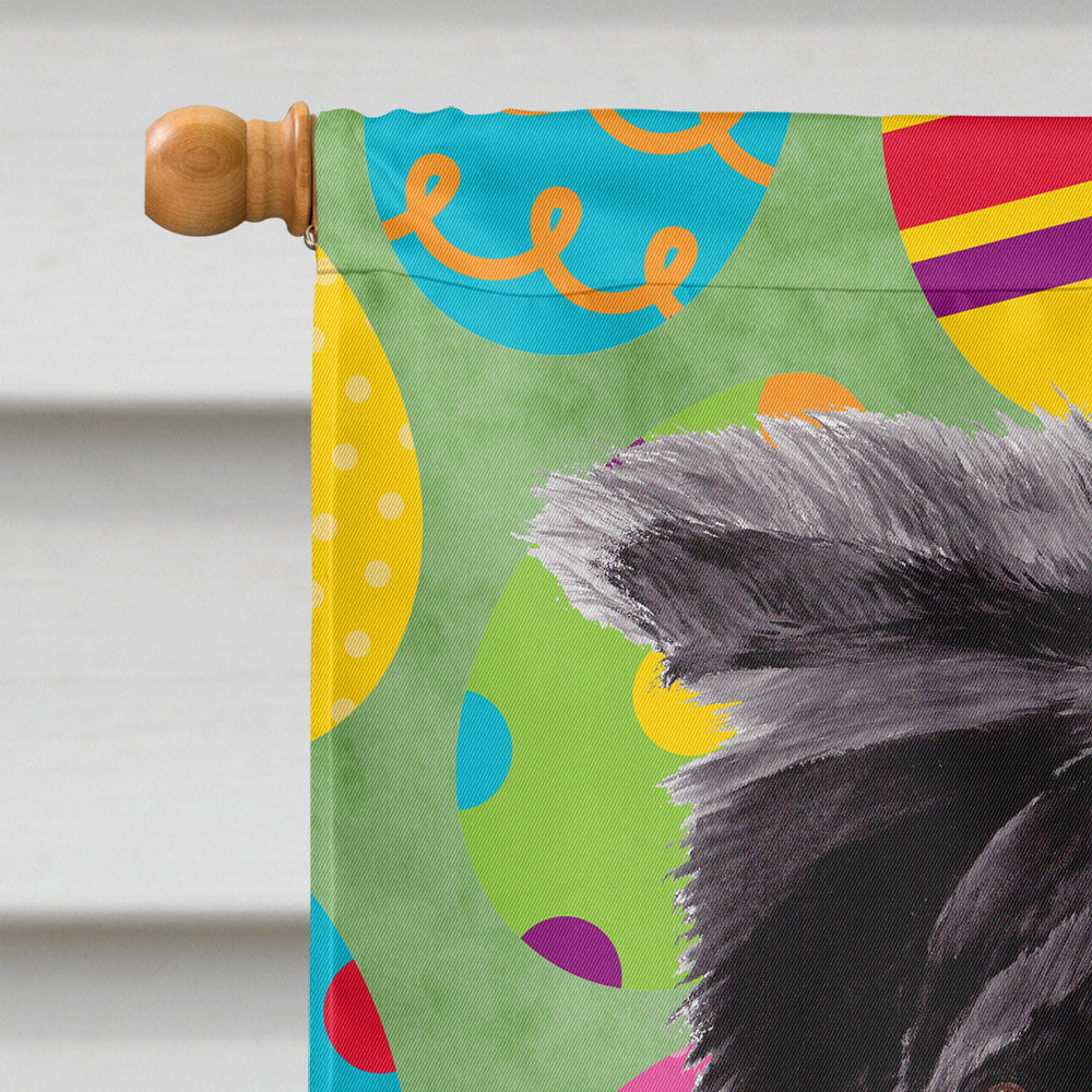 Border Collie Easter Eggtravaganza Flag Canvas House Size