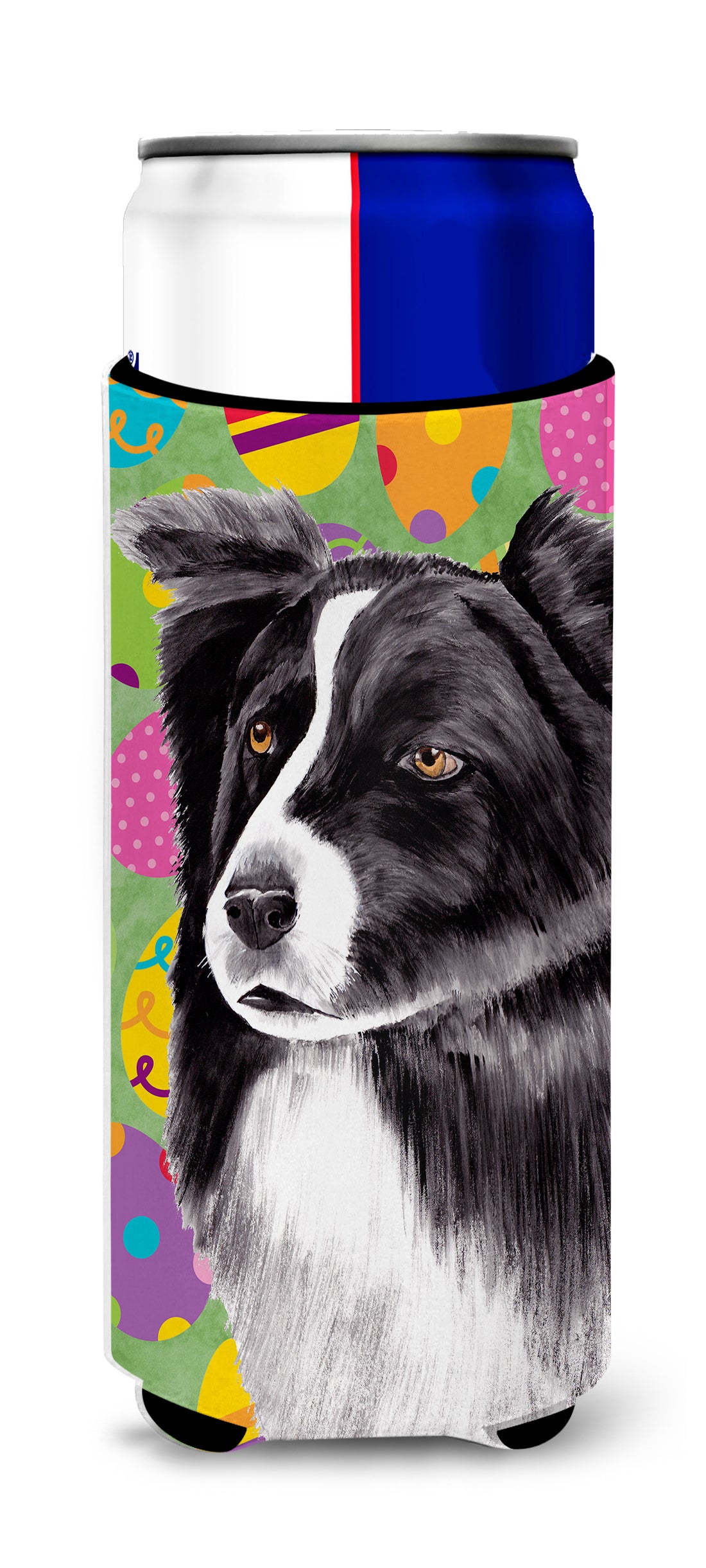 Border Collie Easter Eggtravaganza Ultra Beverage Insulators for slim cans SC9447MUK