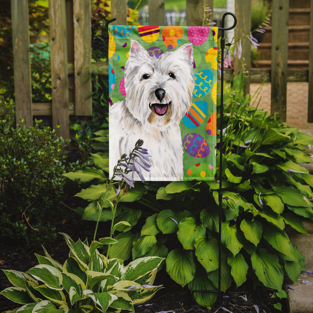 Westie Easter Eggtravaganza Flag Garden Size  the-store.com.