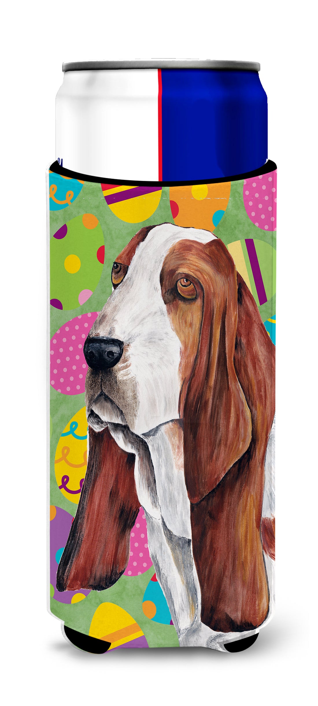 Basset Hound Easter Eggtravaganza Ultra Beverage Isolateurs pour canettes minces SC9452MUK