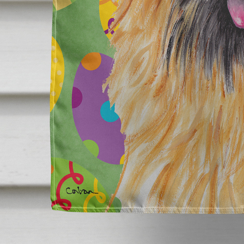 Cairn Terrier Easter Eggtravaganza Flag Canvas House Size  the-store.com.