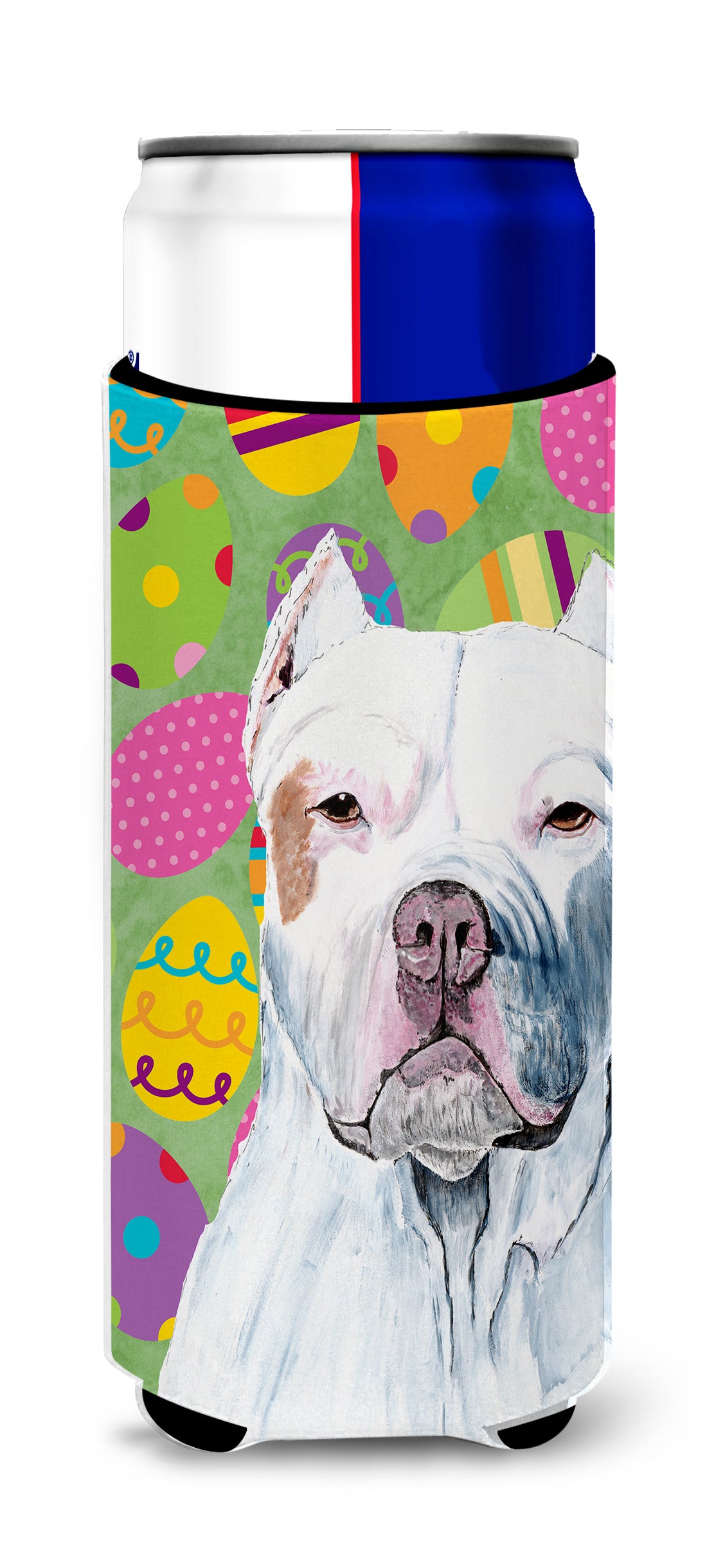 Pit Bull Easter Eggtravaganza Ultra Beverage Insulators for slim cans SC9461MUK.