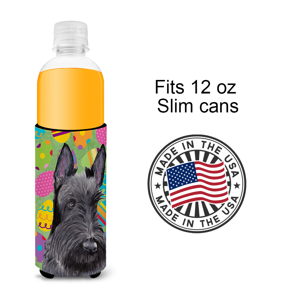 Scottish Terrier Easter Eggtravaganza Ultra Beverage Insulators for slim cans SC9466MUK.