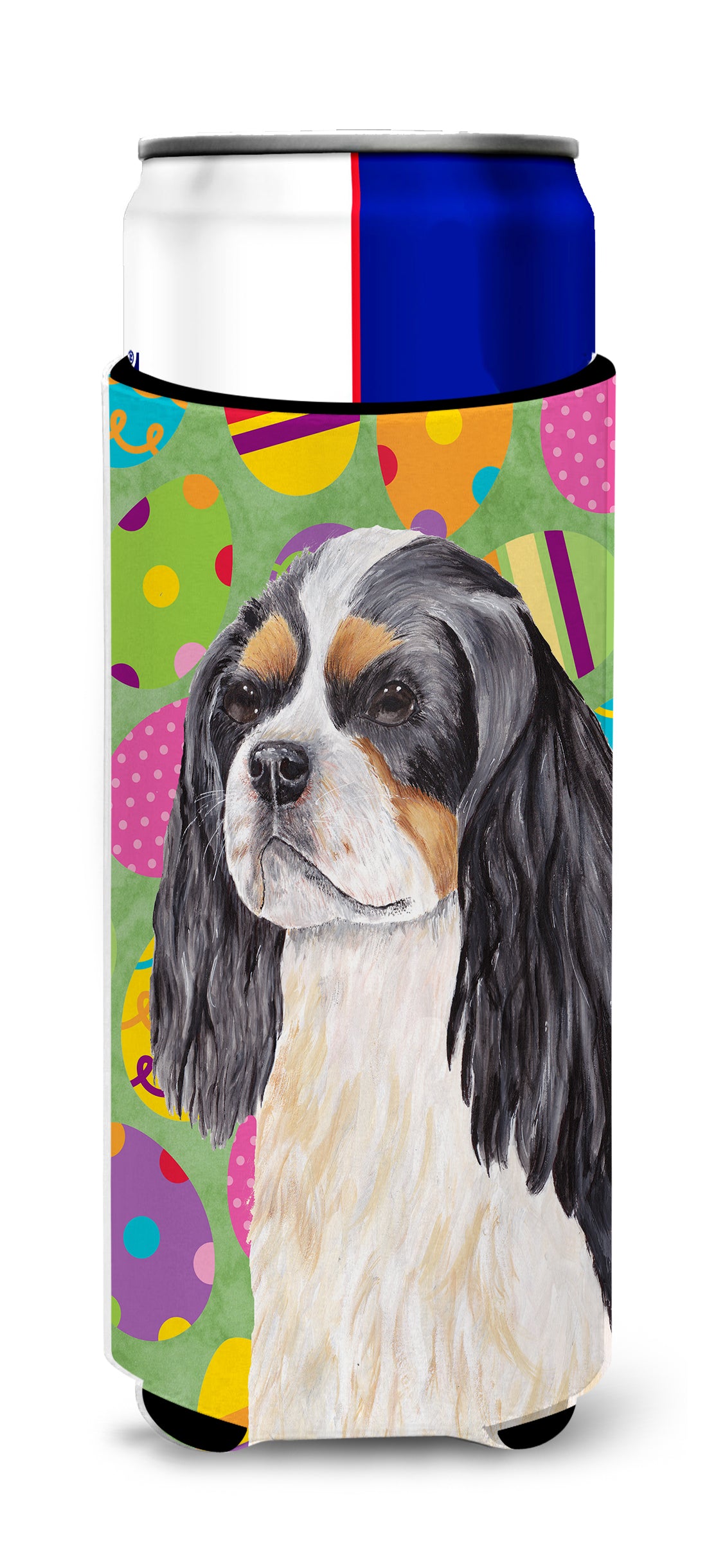 Cavalier Spaniel Easter Eggtravaganza Ultra Beverage Insulators for slim cans SC9471MUK.