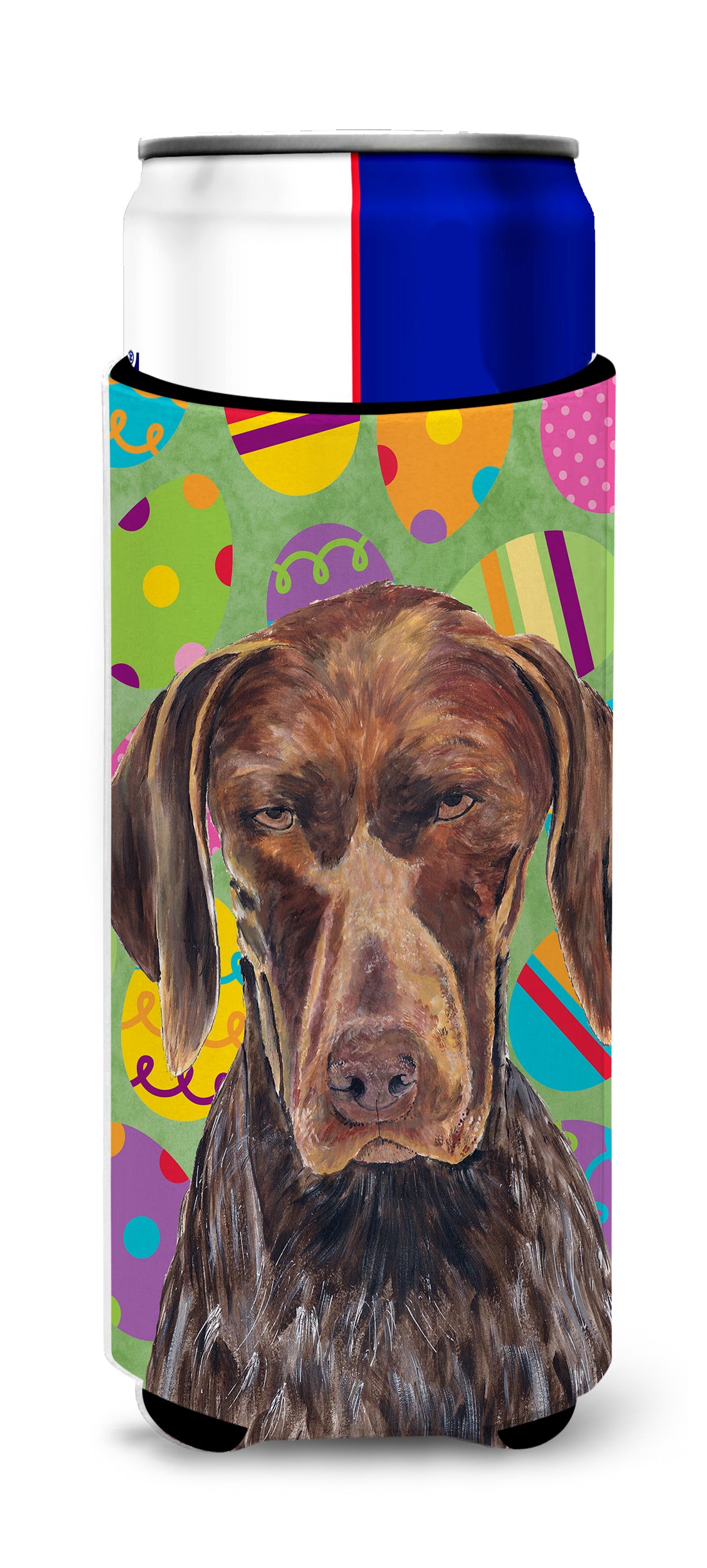 German Shorthaired Pointer Easter Eggtravaganza Ultra Beverage Insulators for slim cans SC9475MUK.