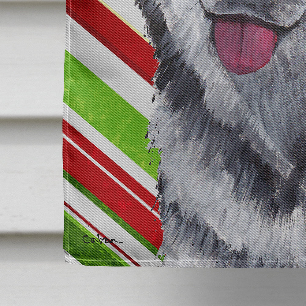Alaskan Malamute Candy Cane Holiday Christmas Flag Canvas House Size SC9490CHF