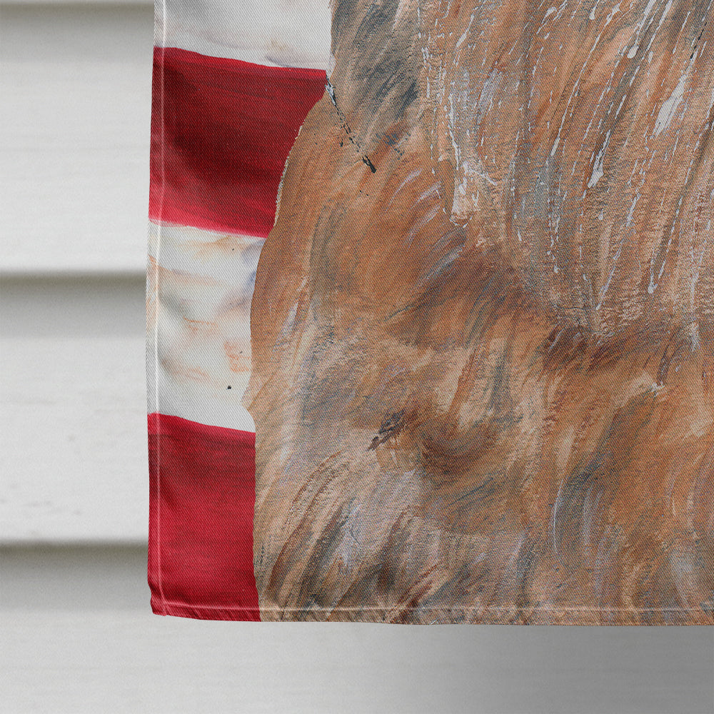 Brussels Griffon USA American Flag Flag Canvas House Size  the-store.com.
