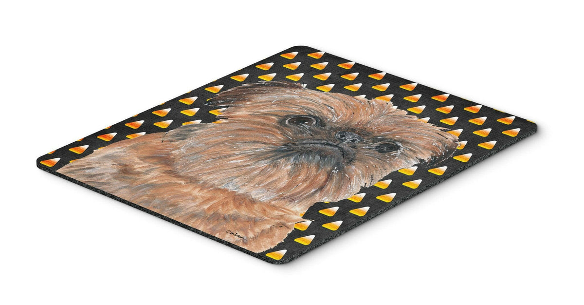 Brussels Griffon Halloween Candy Corn Mouse Pad, Hot Pad or Trivet by Caroline&#39;s Treasures