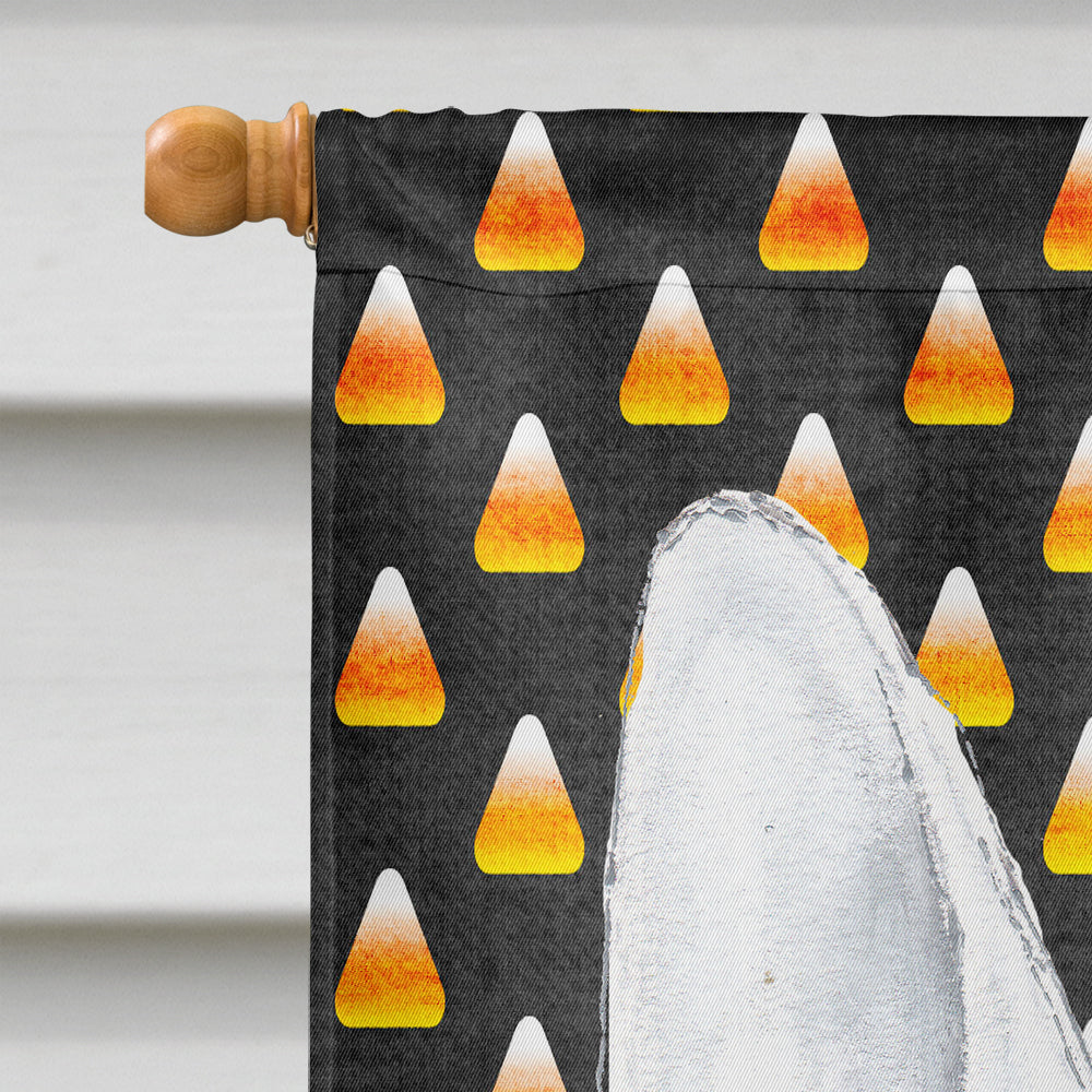 Bull Terrier Halloween Candy Corn Flag Canvas House Size  the-store.com.