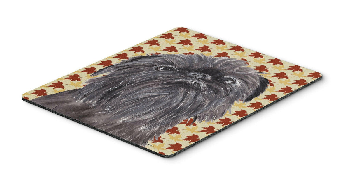 Brussels Griffon Fall Leaves Mouse Pad, Hot Pad or Trivet by Caroline&#39;s Treasures