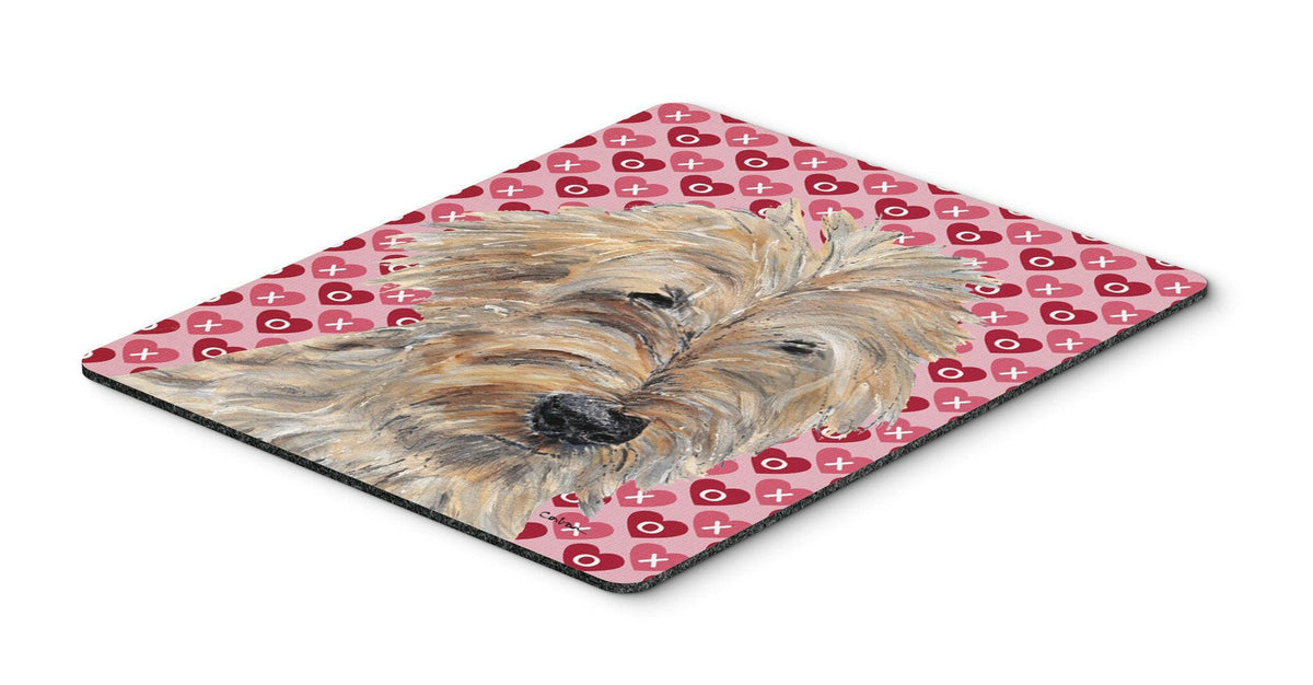 Goldendoodle Valentine&#39;s Love Mouse Pad, Hot Pad or Trivet by Caroline&#39;s Treasures