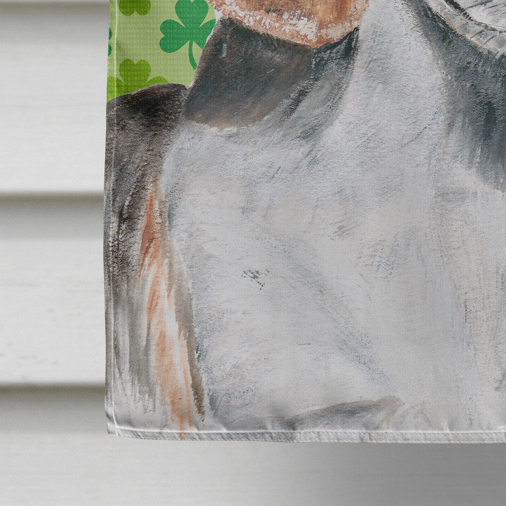 English Foxhound St Patrick's Irish Flag Canvas House Size  the-store.com.