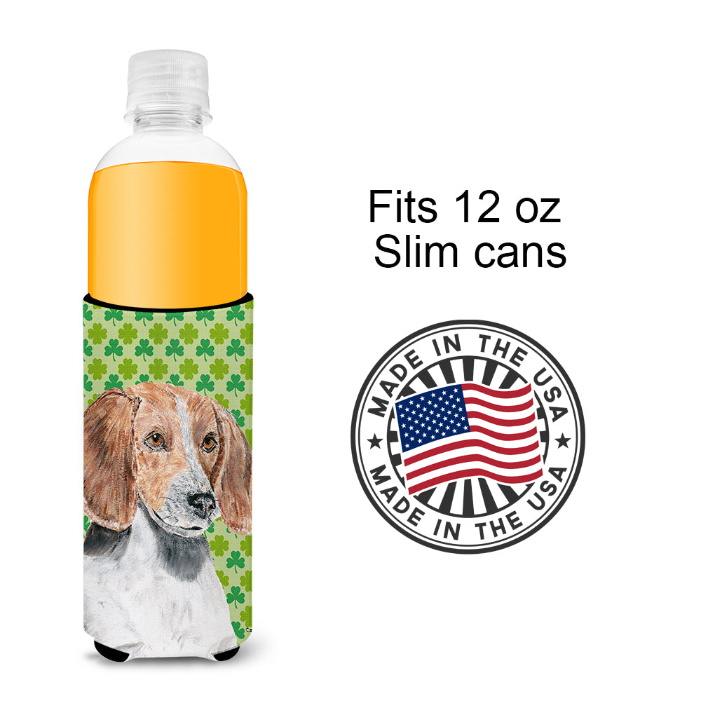 English Foxhound St Patrick's Irish Ultra Beverage Insulators for slim cans.