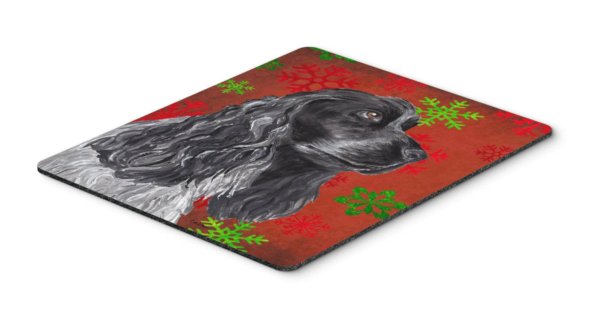 Cocker Spaniel Red Snowflake Christmas Mouse Pad, Hot Pad or Trivet by Caroline&#39;s Treasures
