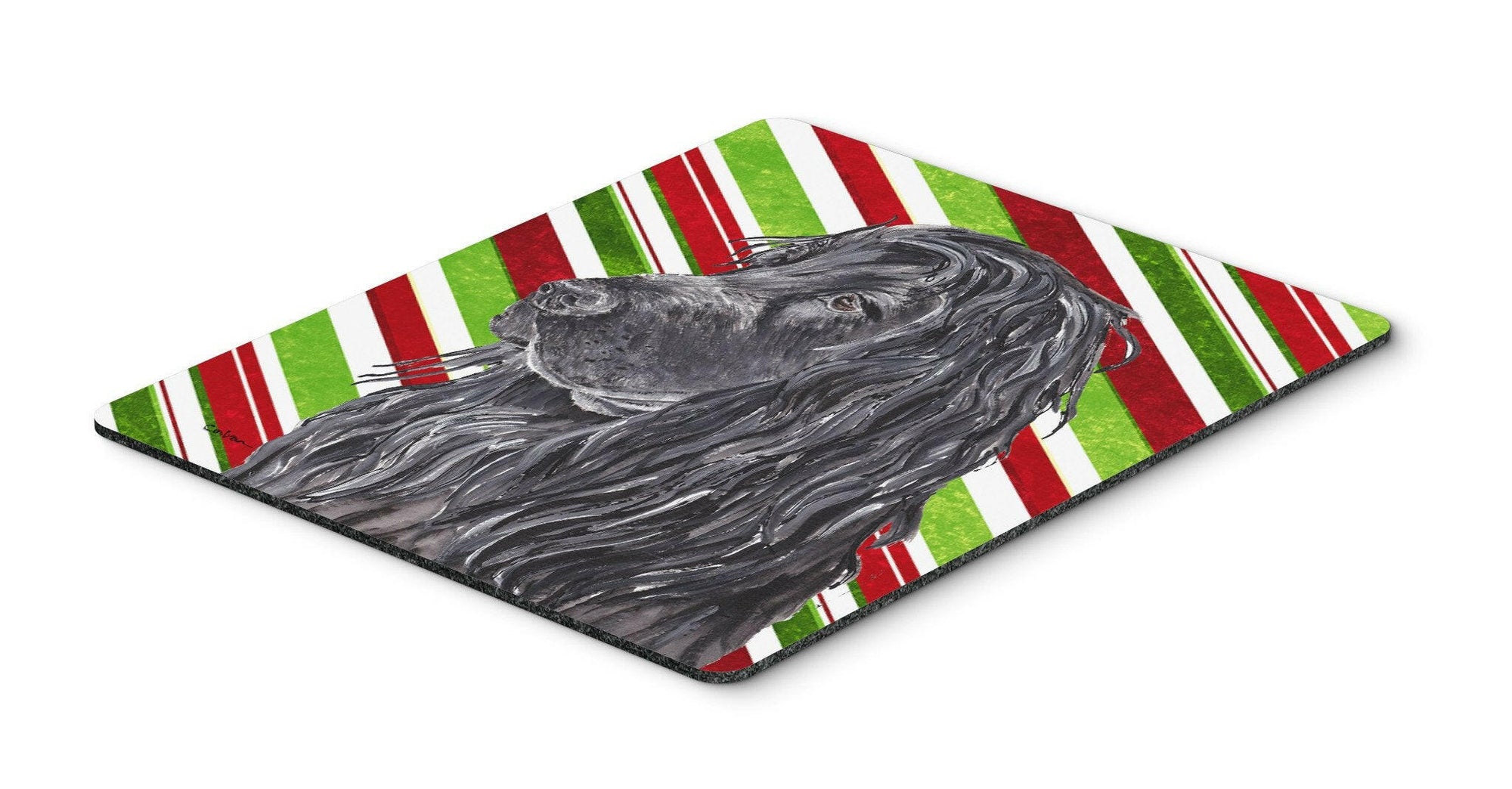 English Cocker Spaniel Candy Cane Christmas Mouse Pad, Hot Pad or Trivet by Caroline's Treasures