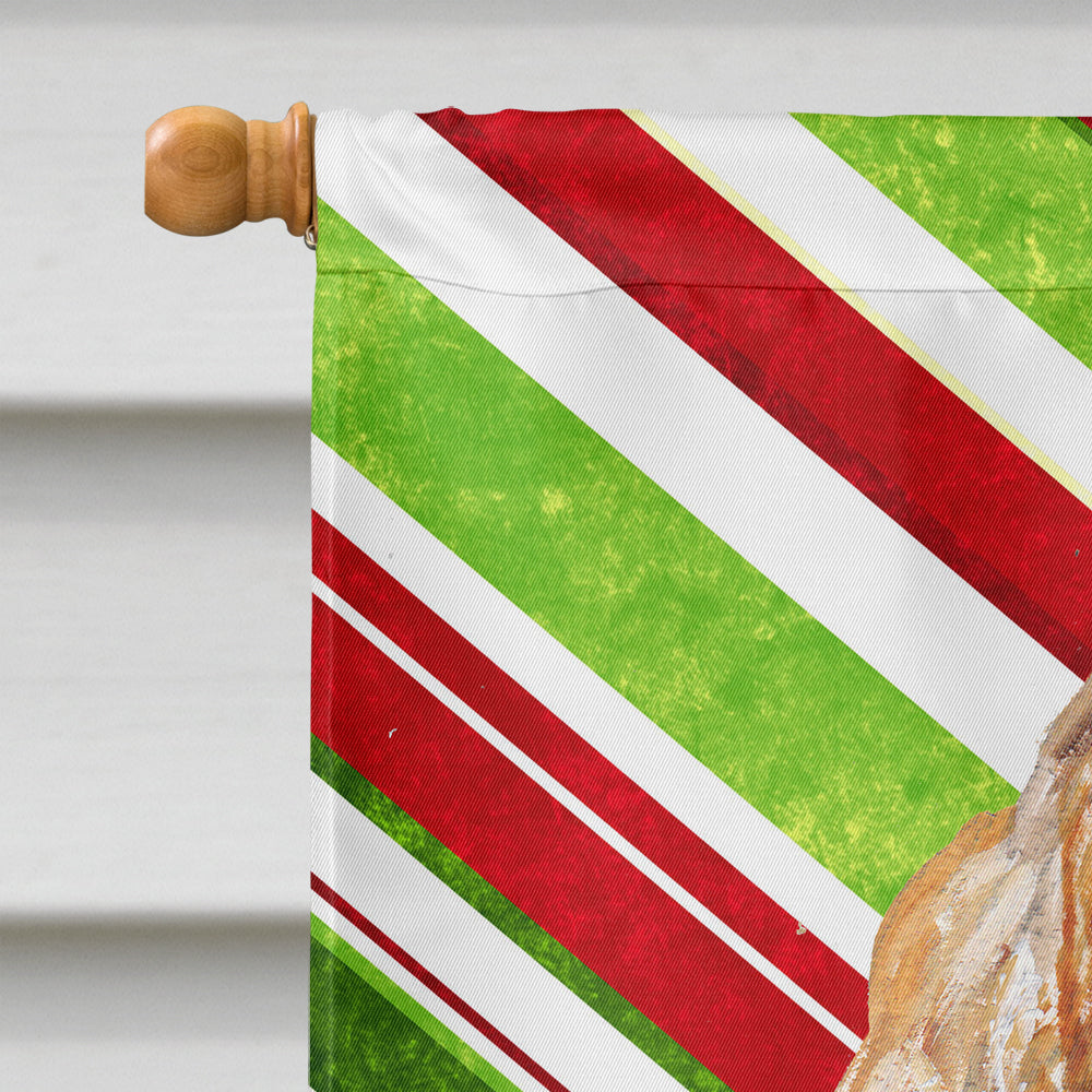 Cocker Spaniel Candy Cane Christmas Flag Canvas House Size