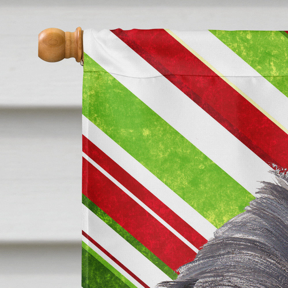 Brussels Griffon Candy Cane Christmas Flag Canvas House Size  the-store.com.