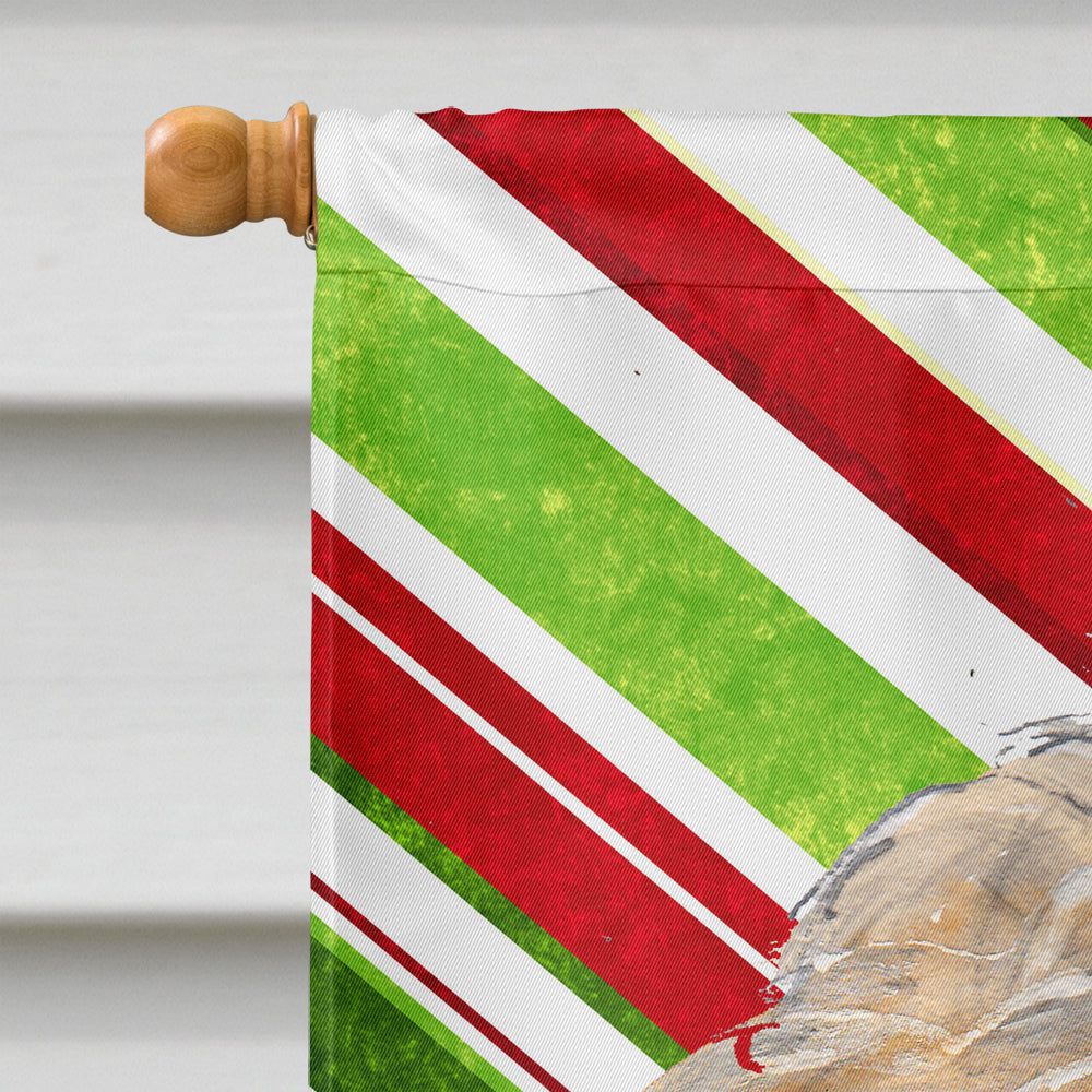 Goldendoodle Candy Cane Christmas Flag Canvas House Size