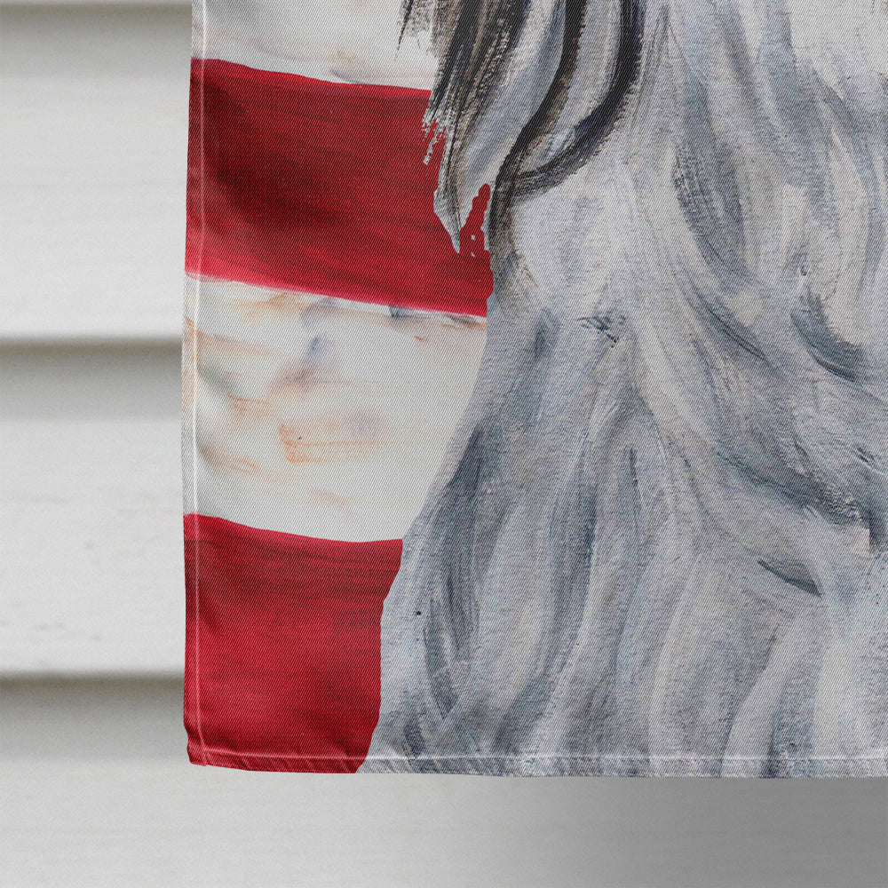 Havanese with American Flag USA Flag Canvas House Size SC9641CHF  the-store.com.