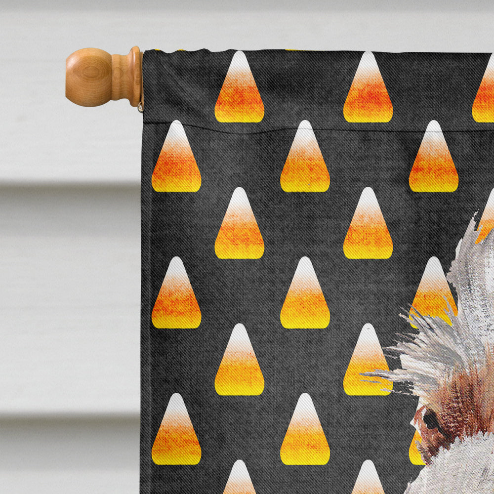 Otterhound Candy Corn Halloween Flag Canvas House Size SC9660CHF
