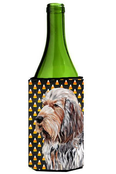 Otterhound Candy Corn Halloween Wine Bottle Beverage Insulator Hugger SC9660LITERK by Caroline's Treasures