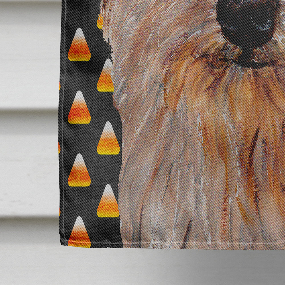 Norfolk Terrier Candy Corn Halloween Flag Canvas House Size SC9664CHF