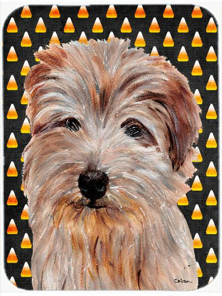 Norfolk Terrier Candy Corn Halloween Mouse Pad, Hot Pad or Trivet SC9664MP by Caroline&#39;s Treasures