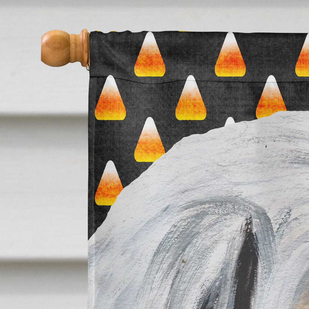 Great Pyrenees Candy Corn Halloween Flag Canvas House Size SC9666CHF