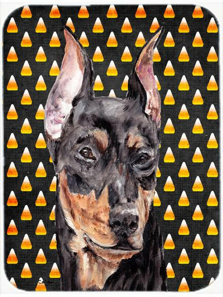 German Pinscher Candy Corn Halloween Mouse Pad, Hot Pad or Trivet SC9668MP by Caroline&#39;s Treasures