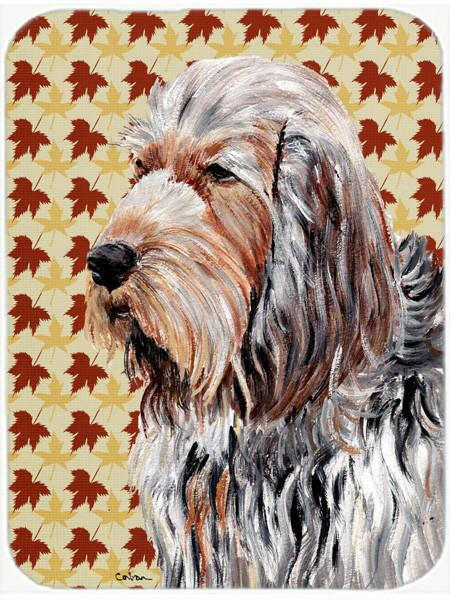 Otterhound Fall Leaves Mouse Pad, Hot Pad or Trivet SC9684MP by Caroline&#39;s Treasures