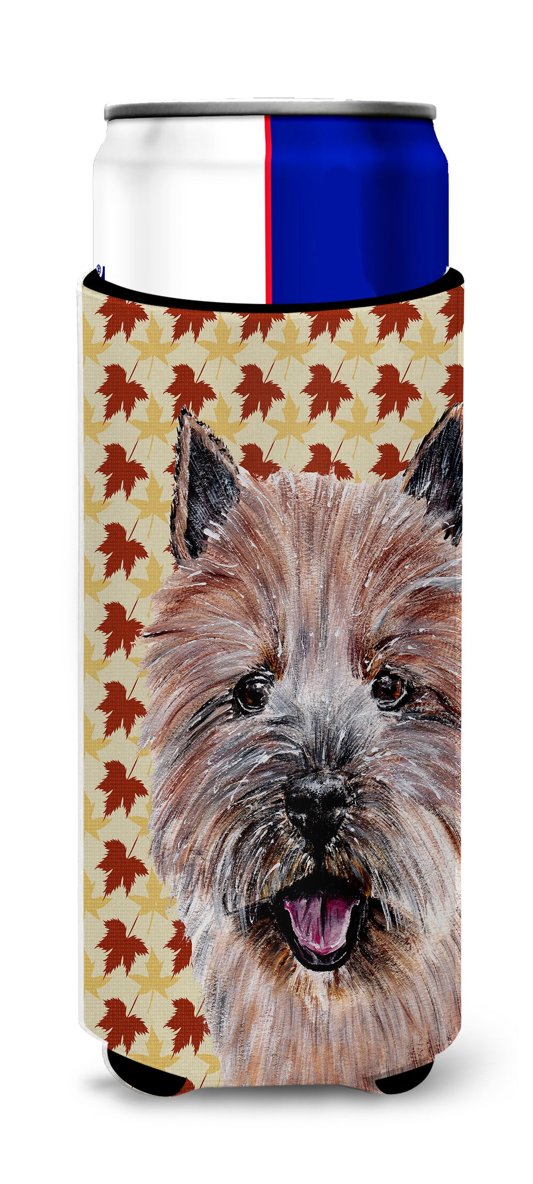 Norwich Terrier Fall Leaves Ultra Beverage Insulators for slim cans SC9686MUK