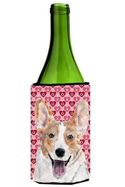 Cardigan Corgi Hearts and Love Wine Bottle Beverage Insulator Hugger SC9696LITERK by Caroline's Treasures