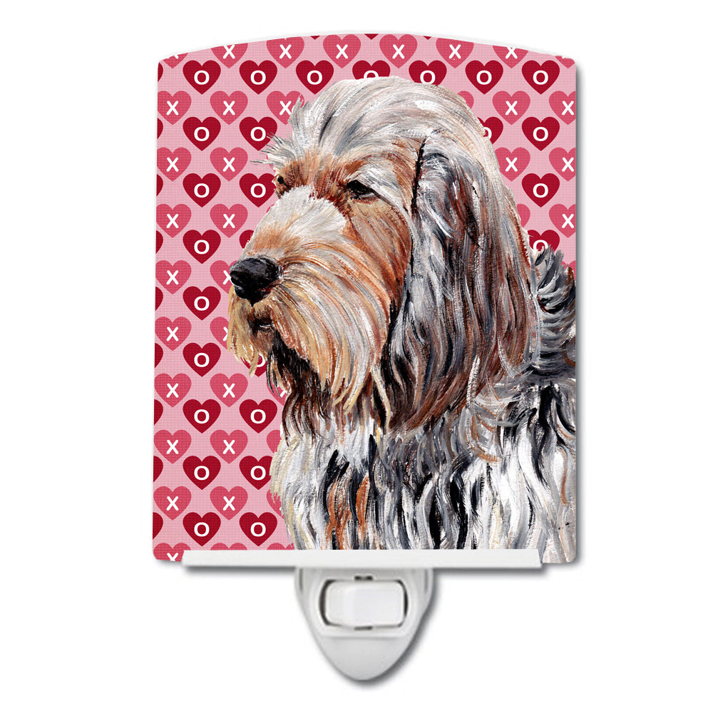 Otterhound Hearts and Love Ceramic Night Light SC9708CNL - the-store.com