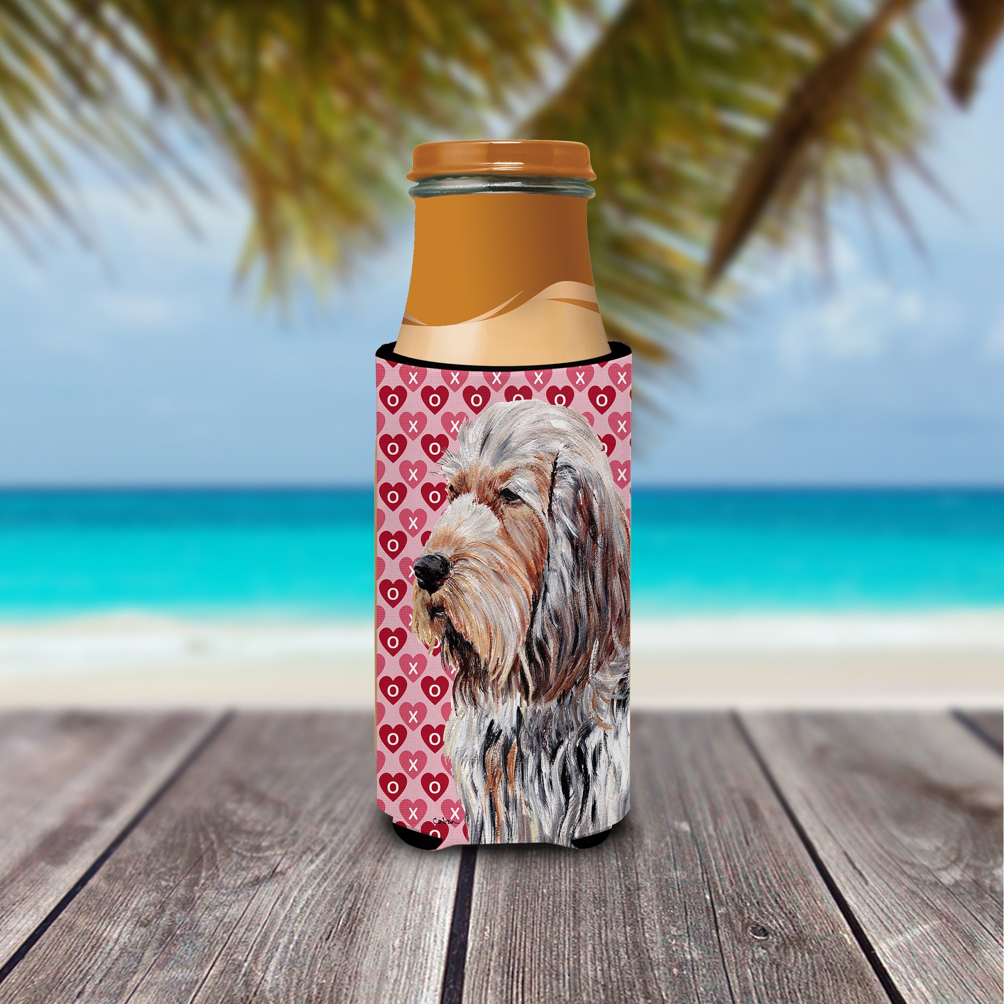 Otterhound Hearts and Love Ultra Beverage Insulators for slim cans SC9708MUK.