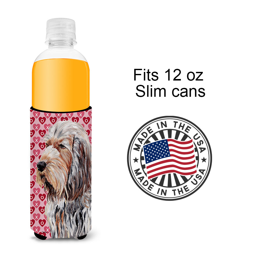 Otterhound Hearts and Love Ultra Beverage Insulators for slim cans SC9708MUK