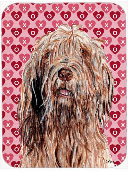 Otterhound Hearts and Love Glass Cutting Board Large Size SC9709LCB by Caroline&#39;s Treasures