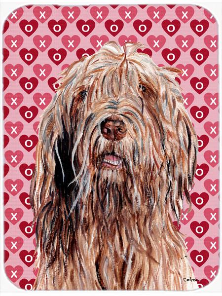 Otterhound Hearts and Love Glass Cutting Board Large Size SC9709LCB by Caroline's Treasures