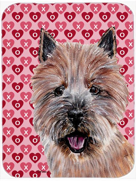 Norwich Terrier Hearts and Love Glass Cutting Board Large Size SC9710LCB by Caroline&#39;s Treasures