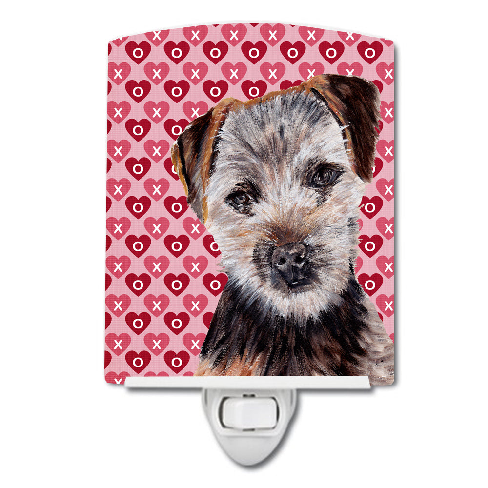 Norfolk Terrier Puppy Hearts and Love Ceramic Night Light SC9711CNL - the-store.com