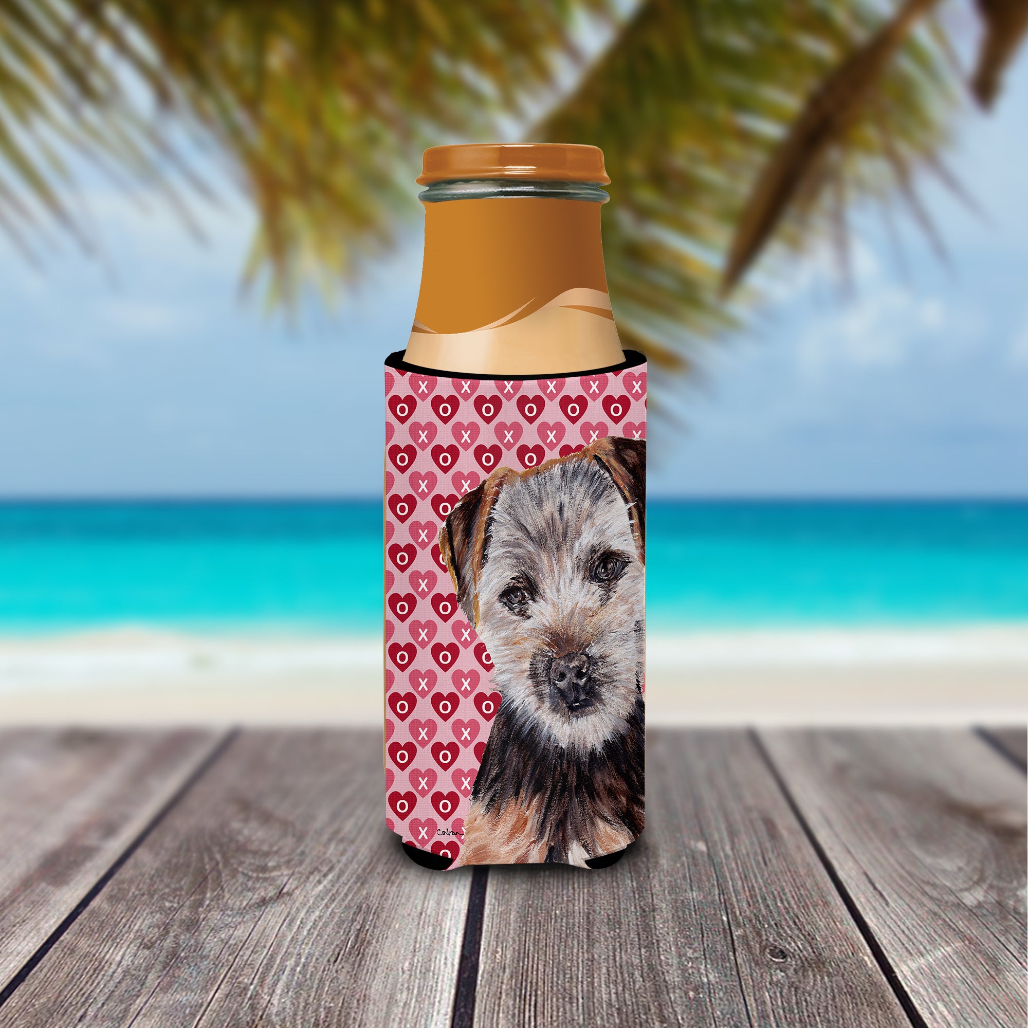 Norfolk Terrier Puppy Hearts and Love Ultra Beverage Insulators for slim cans SC9711MUK