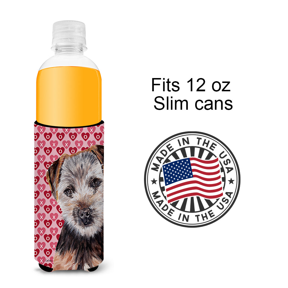 Norfolk Terrier Puppy Hearts and Love Ultra Beverage Insulators for slim cans SC9711MUK.