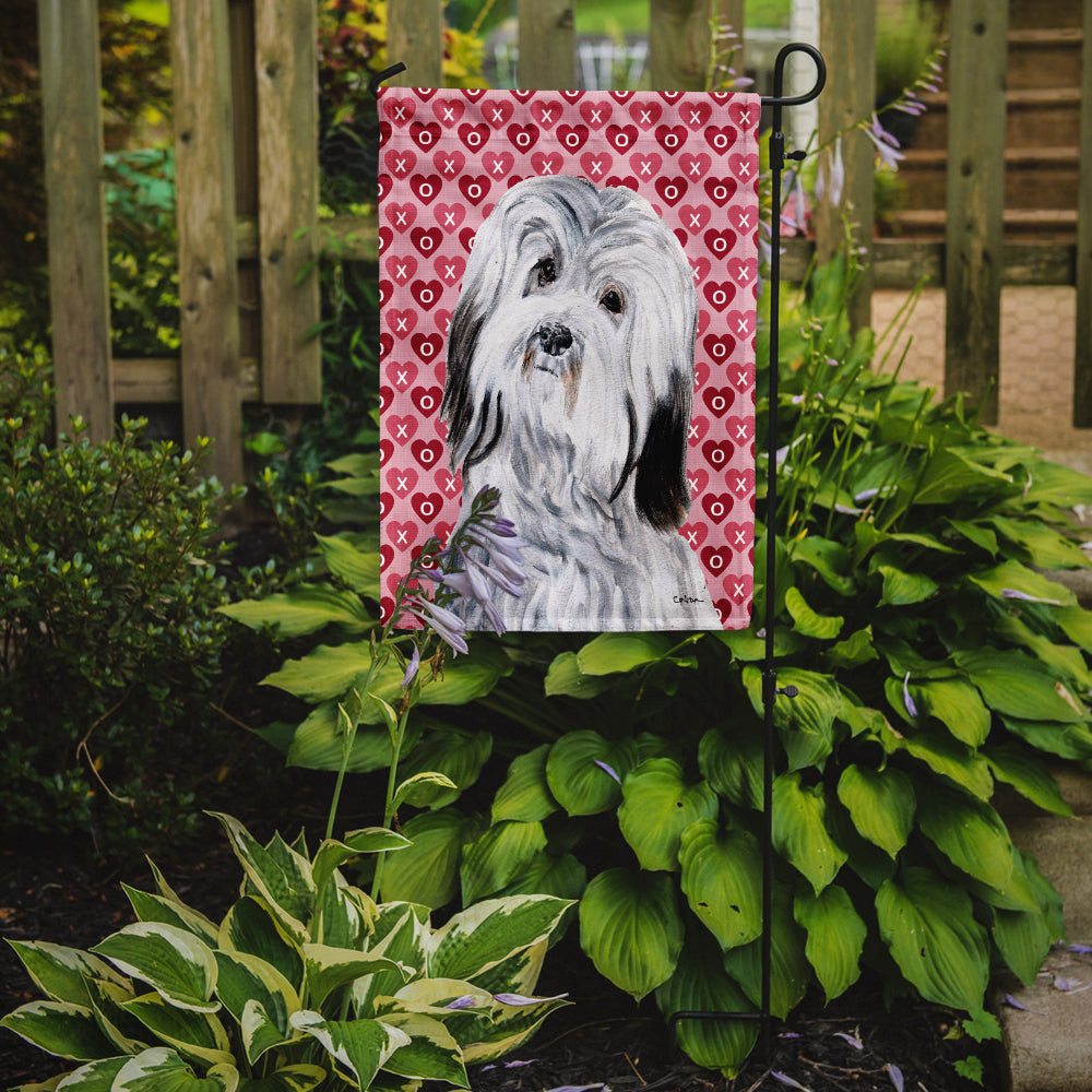 Havanese Hearts and Love Flag Garden Size SC9713GF  the-store.com.