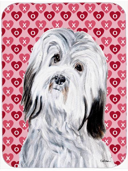 Havanese Hearts and Love Glass Cutting Board Large Size SC9713LCB by Caroline&#39;s Treasures