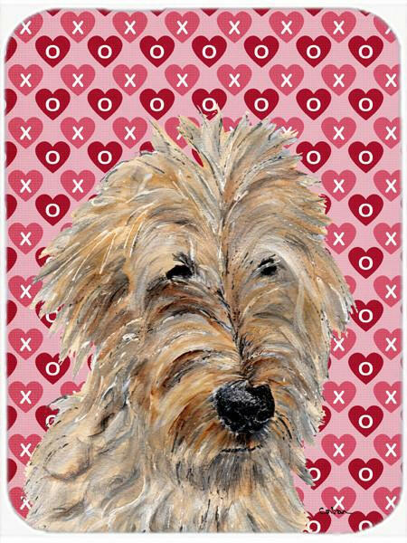 Golden Doodle 2 Hearts and Love Mouse Pad, Hot Pad or Trivet SC9715MP by Caroline&#39;s Treasures
